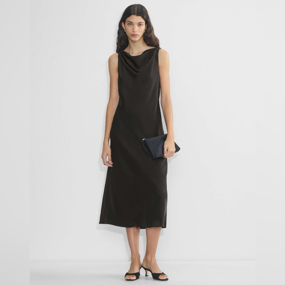 Aritzia Wilfred Satin Goddess Dress